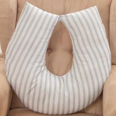 Imagem de Almofada Amamentação Specialle Estampada - Miguel Baby, Cinza