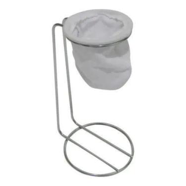 Imagem de Mini coador de cafe aluminio - UTENSILIOS
