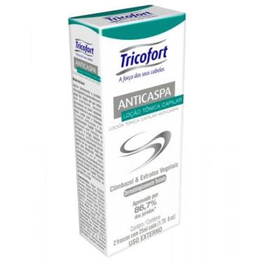 Imagem de Tricofort Anticaspa Loção Tônica Capilar C/2 Ampolas 20ml Original!