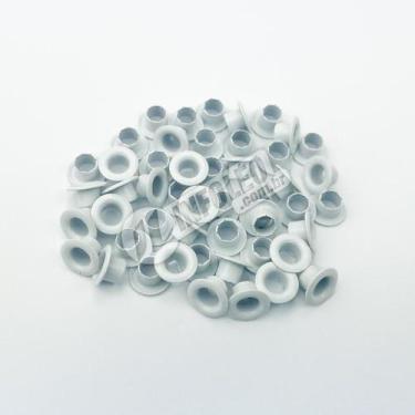 Imagem de Ilhós Aluminio nº 54 Branco 3/16 polegadas - 50 unidades - Baxmann