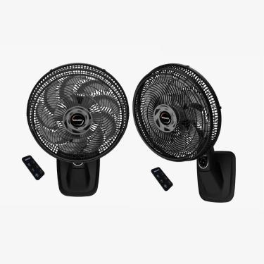 Imagem de Kit Mallory - 2 Ventiladores Parede Smart Control 40Cm Diâmetro Com Controle Pr-Gr - 220V
