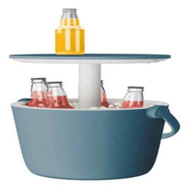 Imagem de Baú Plástico Keter - Mesa, Cooler Embutido, Refrigerador