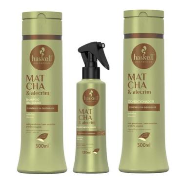 Imagem de Kit Matcha e Alecrim Haskell Shampoo Condic 300ml e Fluído