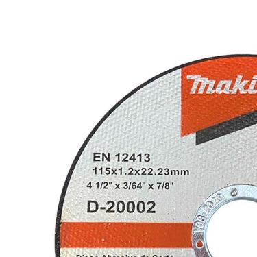 Imagem de Disco de Corte Inox WA60 41/2 X 3/64 X 7/8 TBF 2 - Makita D-20002-10