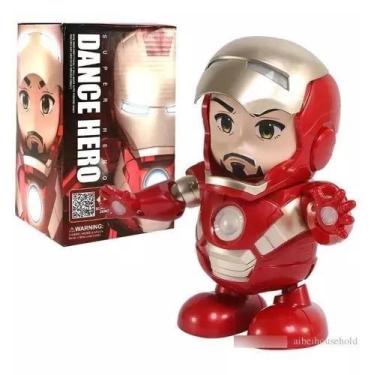Imagem de Brinquedo homem de ferro  dança e toca musicas e tem luz!!! - Toy King