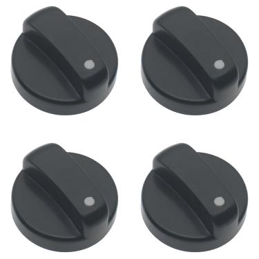 Imagem de GWYAN 4 puxadores de plástico para fogão a gás interruptor de controle de aquecedor de pátio botão de controle universal para a maioria dos aquecedores de pátio e lareiras a gás