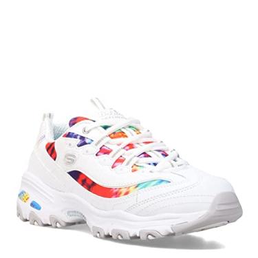 Imagem de Skechers Tênis feminino D'Lites Summer Fiesta, Branco multi, 41