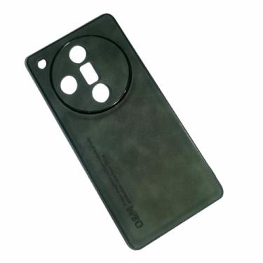 Imagem de Kepuch Silklike Capa para Oppo Find X7 - Case Placa de Metal Embutida para Oppo Find X7 - Preto