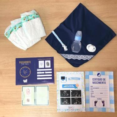 Imagem de Enxoval Menino Bebê Reborn Acessórios E Bolsa Maternidade