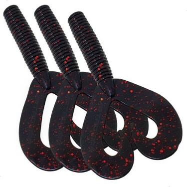 Imagem de Isca Artificial Soft Shad Grub Duplo Criatura Kit 3pçs  - MATADEIRA, 0