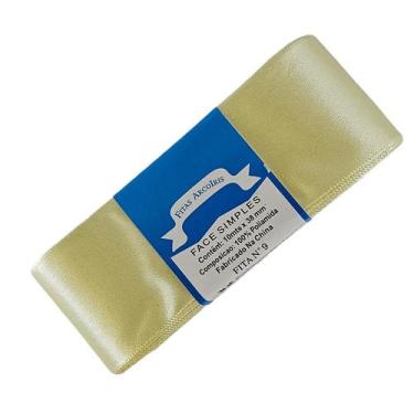 Imagem de Fita de Cetim Trader 38mm N9 com 10 Metros, COR 09 AMARELA BEBE, 10 Me