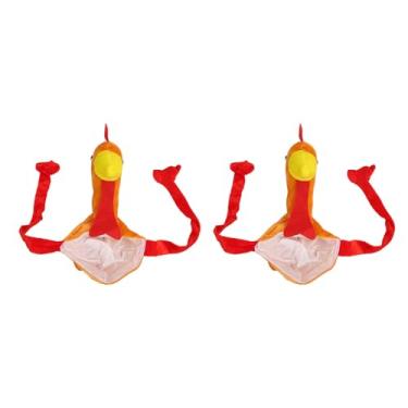 Imagem de 2pcs Engraçados Em Forma de Peru Assado Com Perna de Peru, Chapéus de Novidade de Ação de Graças, Roupas de Cabeça Fofas Bobas, Favor da Festa, Figurino de Carnaval, Suprimentos