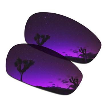 Imagem de SmartVLT Lentes de reposição masculinas roxas de plasma para Oakley Split Jacket OO9099/Wind Jacket Óculos de sol