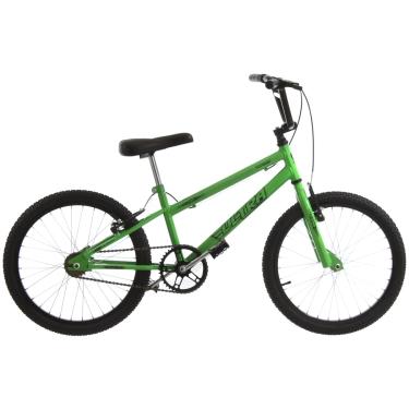 Imagem de Bicicleta de Passeio Ultra Bikes Esporte Rebaixada Garfo Reforçado Aro 20 Freio V-Brake Infantil Juvenil Verde Kw