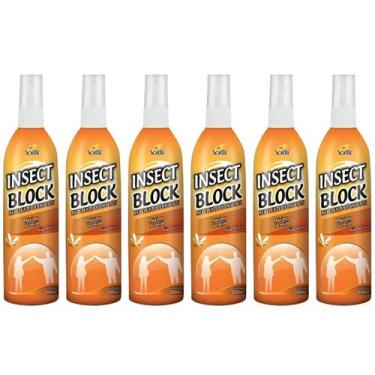 Imagem de Repelente De Insetos Mosquitos Dengue Insect Block 200ml 6un - Kelldri