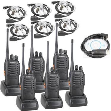 Imagem de Walkie Talkie BAOFENG BF-888S de longo alcance 16CH com fone de ouvido