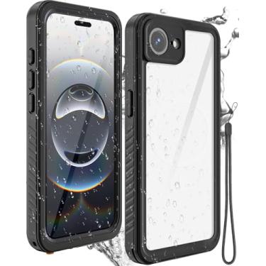 Imagem de Miimall Capa à prova d'água para iPhone 16e de 6,1 polegadas 2025 IP68 resistente à água com protetor de tela integrado, capa protetora subaquática para iPhone 16e 2025