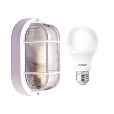 Imagem de Kit 5 Arandelas Tartaruga Externa Com Grade + 5 Lâmpadas LED - Madeins