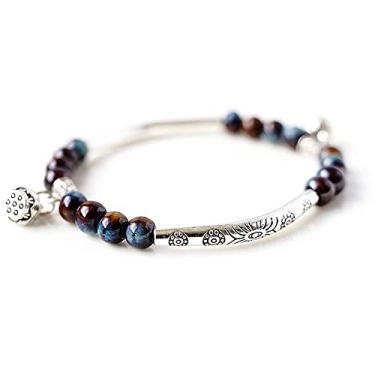 Imagem de TFORESTER Colar com pingente de coração série luminosa lua amor colar fluorescente, colar que brilha no escuro, Zinco, Zircônia