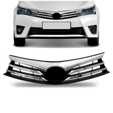 Imagem de Grade Radiador Toyota Corolla 2014 2015 2016 Preto - SP ACESSÓRIOS