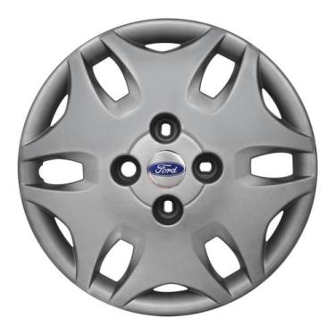 Imagem de Calota aro 14 prata 029cb cubo baixo + emblema ford - Garagem Online G