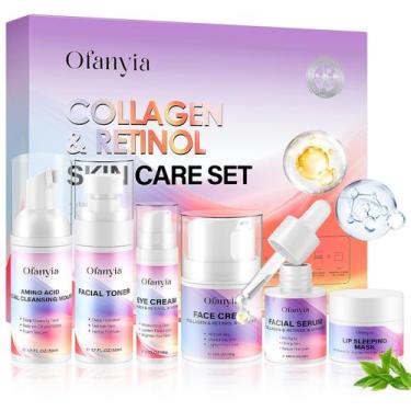 Imagem de Conjunto de cuidados com a pele Ofanyia Collagen Retinol 6 em 1 com li