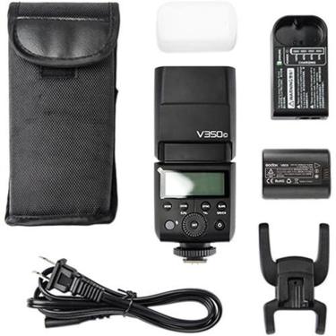 Imagem de Flash Godox Mini Ving 350 Para Canon - Com Bateria Extra