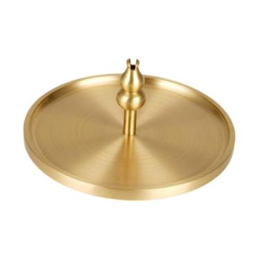 Imagem de FLCPJGV Incense queimador de queimador de queimador de incenso incenso stand stand para peça central de inauguração, 10x10x4.2cm