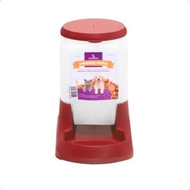 Imagem de Comedouro Automatico 3 Litros Cães Cachorros Gatos Pratico - Alvorada,