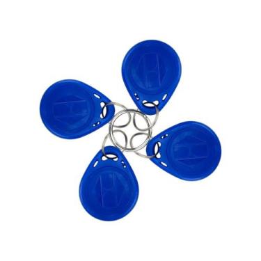 Imagem de Chaveiro Proximidade Tag 125mhz Rfid Programável - 4 Peças - ROXO