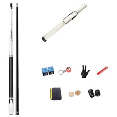 Imagem de CQBXRD Bastão de taco de sinuca de bordo 1/2 147.3 cm 10,8 mm 11,8 mm 13mm cabeça de haste (não intercambiável) bastões de taco de bilhar para adultos, tacos de sinuca, bar de casa