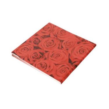 Imagem de Guardanapo de Papel Folha Dupla Rosas Vermelhas 32x32 cm Silver Festas