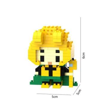 Imagem de Brinquedo Blocos de Montar Infantil Brinquedo Educativo Animais De Bri