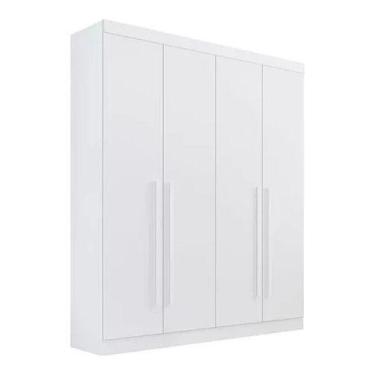 Imagem de Guarda Roupa Da Vinci Plus 4 Portas Branco 100% Mdf D'doro - D'Doro Mó