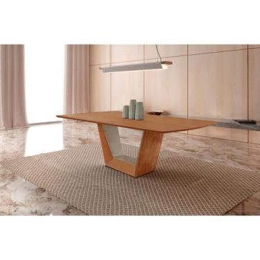 Imagem de Mesa para Sala de Jantar Cristal 220cm Madeira Maciça - Mobilare