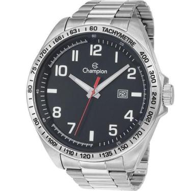 Imagem de Relógio Champion Masculino Prata Aço CA31720T Garantia de Um Ano