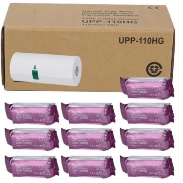 Imagem de YABOYUGO Papel Para Ultrassom Upp 110Hg, 1 Caixa, Filme/Mídia De Impressão Térmica Alto Brilho, 110 Mm X 18 M