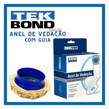 Imagem de Anel De Vedação Para Vaso Sanitário Com Guia - Tekbond - Tek Bond - Sa