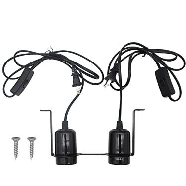 Imagem de APlayfulBee Luminária Dupla Para Répteis, Lâmpadas De Calor 2 Em 1, Base E27, Kit Combinado Iluminação Cúpula Uvb Dragões Barbudos, Iguanas, Cobras E Tanques Tartarugas (Duas Cabeças)