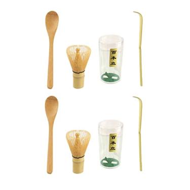 Imagem de JapanBargain 4726, Conjunto De Batedor Matcha Japonês Chasen, Colher Chá Bambu E Concha Chashaku Green Ceremony (2)