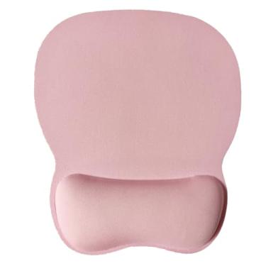 Imagem de Mouse pad com suporte de pulso, mousepad ergonômico com almofada confortável de descanso de pulso de espuma de memória, alivia a dor no pulso, base de borracha antiderrapante, mouse pad para jogos em
