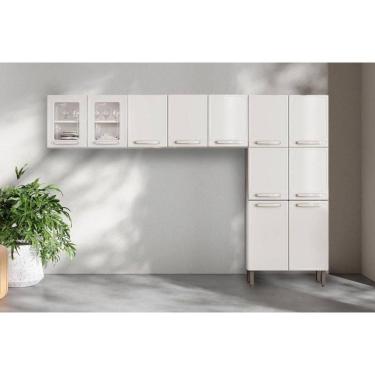 Imagem de Cozinha Modulada Bertolini Evidence 3 Peças (2Aéreos+1Paneleiro) CPT52 Branco-Bertolini