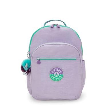 Imagem de Kipling Mochila para laptop Seoul extragrande de 17 polegadas, Lavanda C, 13.5"L x 18.25"H x 7.75"D
