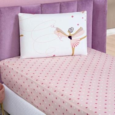 Imagem de Jogo De Cama Lençol Carrosel Solteiro 02 Peças Infantil Estampado Dive