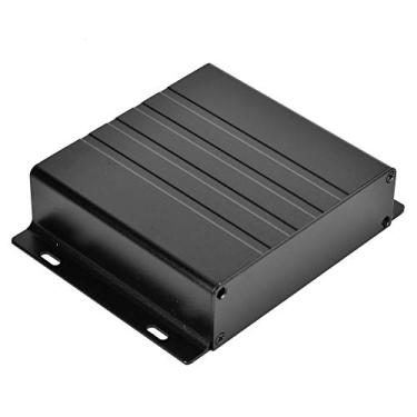 Imagem de Gabinete de Alumínio, Gabinete de Caixa de Alumínio 31x130x100mm, Proteção contra Dissipação de Calor, Ranhuras para Proteger a Placa de Circuito, Jateamento de Areia, Caixas