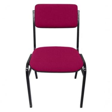 Imagem de Cadeira Empilhável Para Auditórios Linha Hotel Smart Rosa - DESIGN OFF