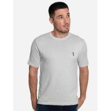 Imagem de Camiseta Aleatory Masculina Navy Icon Cinza Claro, S/P