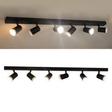 Imagem de Kit 2 Trilho Eletrificado 3 Spot Led MR16 GU10 Direcionável - Madeinsp