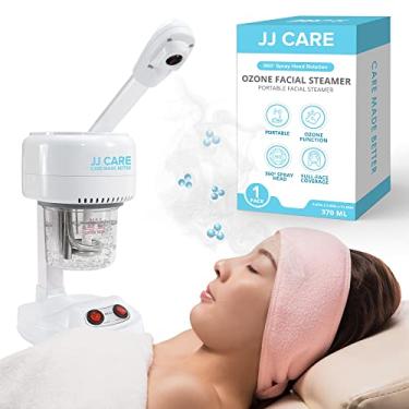 Imagem de JJ CARE Vaporizador Facial Portátil de Mesa com Ozônio, Nebulização 360°, Desligamento Automático, Perfeito para Salão, Spa e Casa