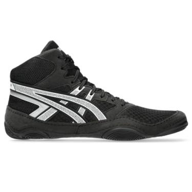Imagem de ASICS Tênis de luta livre masculino Snapdown 4, Preto/branco, 39